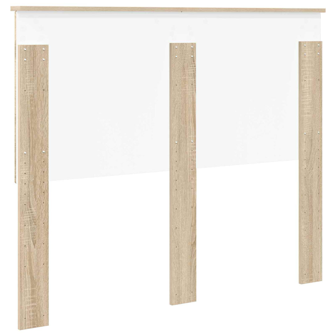 Hovedgærde med hovedgærde Sonoma eg 135 cm Konstrueret træ