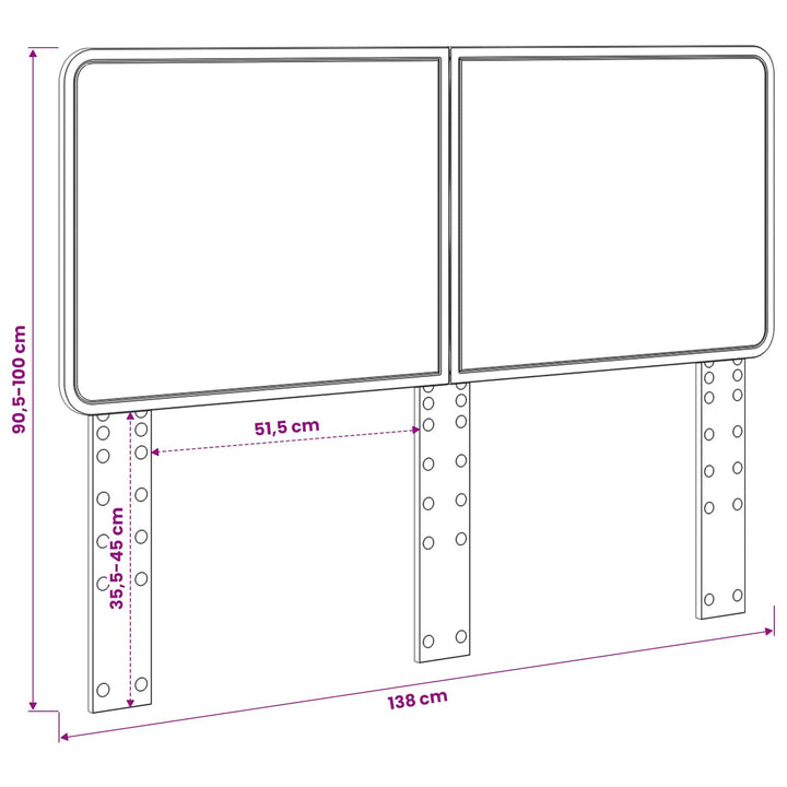 Hovedgærde Sonoma eg Konstrueret træ