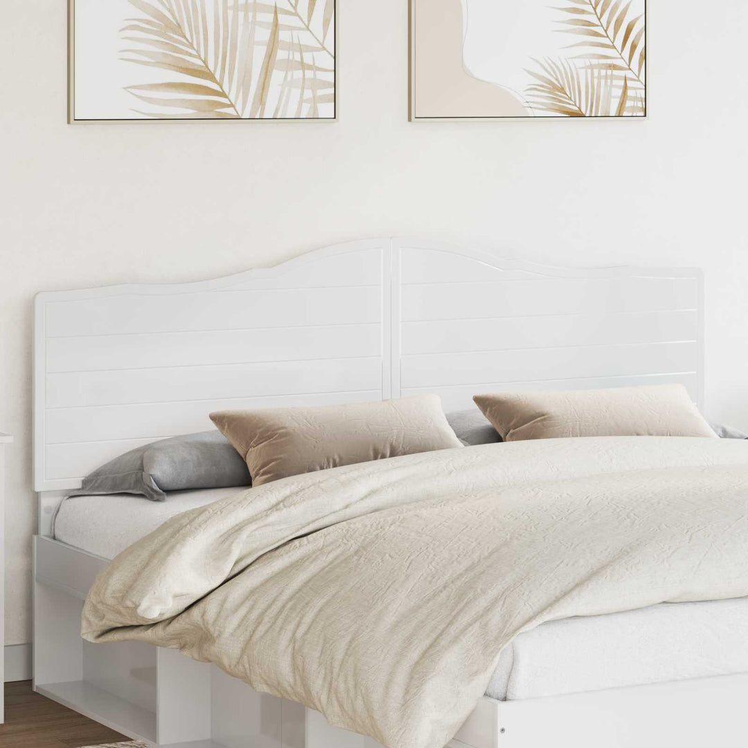 Hovedgærde Gloss Hvid Konstrueret træ