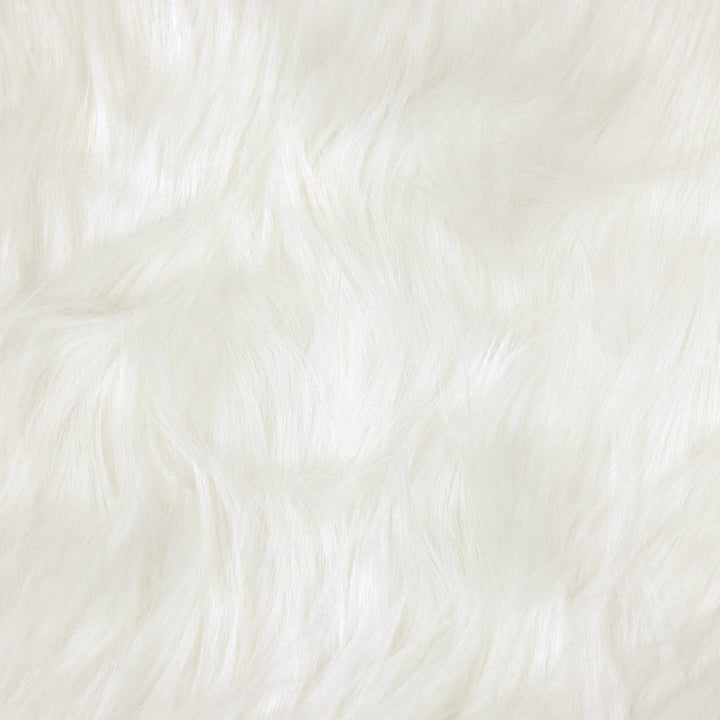 Fuskobbel lammeskindstæppe TAFALLA Hvid 160 x 230 cm Polyester