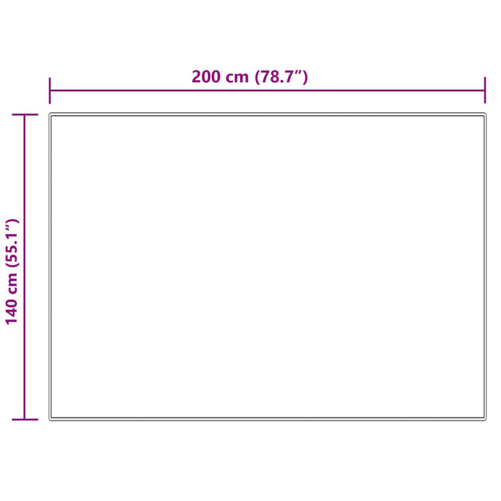 Fuskobbel lammeskindstæppe TAFALLA Cremefarvet 140 x 200 cm