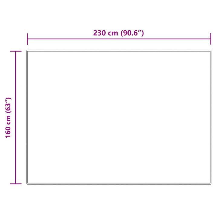 Fuskobbel lammeskindstæppe TAFALLA Cremefarvet 160 x 230 cm