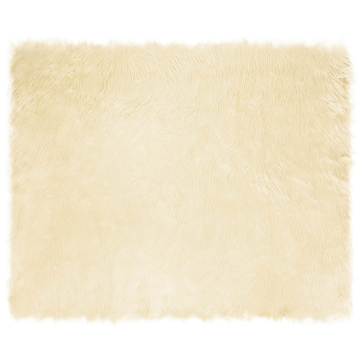 Fuskobbel lammeskindstæppe TAFALLA Cremefarvet 200 x 280 cm