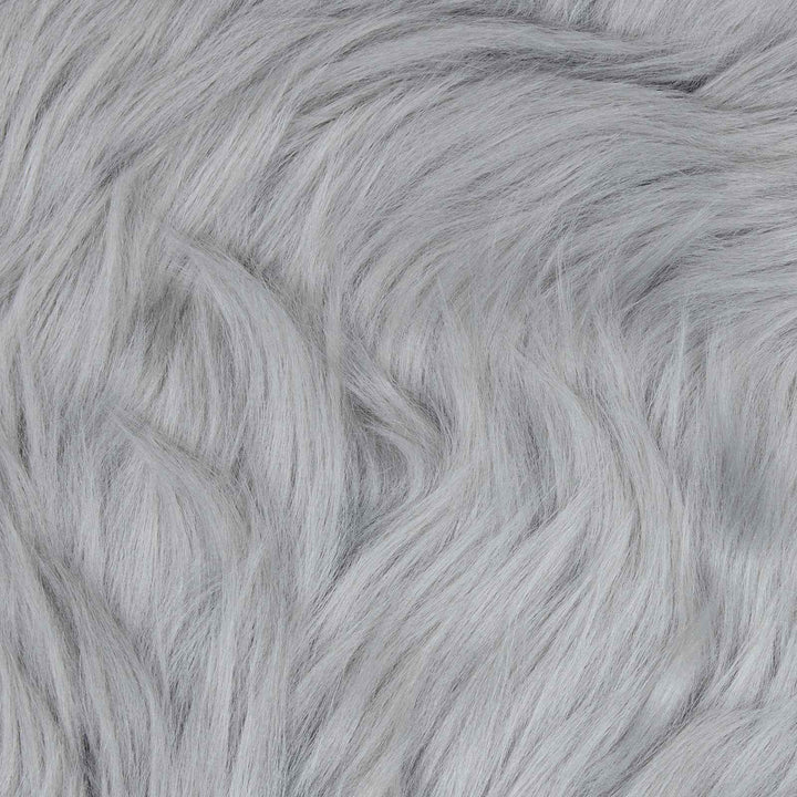 Fuskobbel lammeskindstæppe TAFALLA Grå 200 x 200 cm Polyester