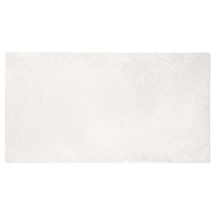 Skridsikker tæppe af kunstig kaninpels OLITE Hvid 60 x 110 cm