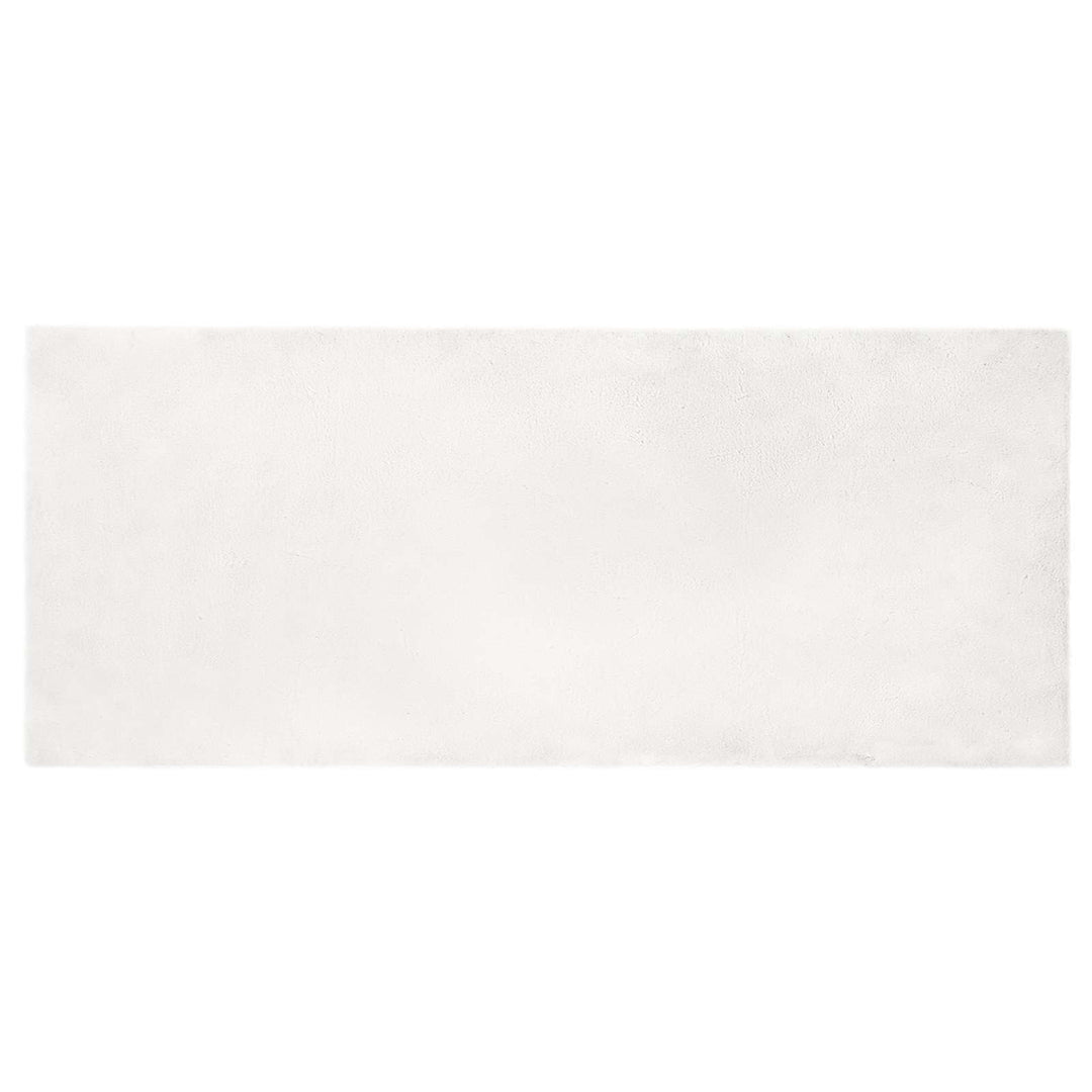 Skridsikker tæppe af kunstig kaninpels OLITE Hvid 100 x 200 cm