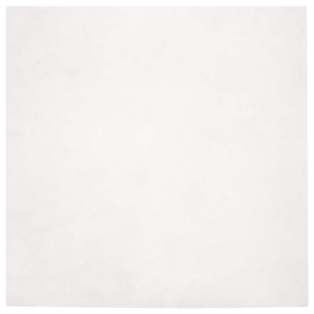 Skridsikker tæppe af kunstig kaninpels OLITE Hvid 200 x 200 cm