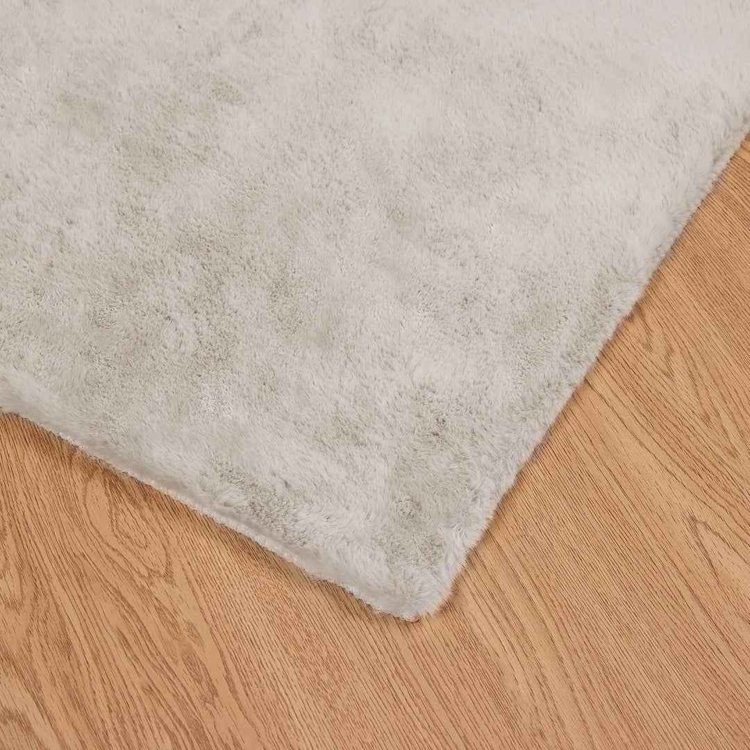 Skridsikker tæppe af kunstig kaninpels OLITE Beige 200 x 280 cm