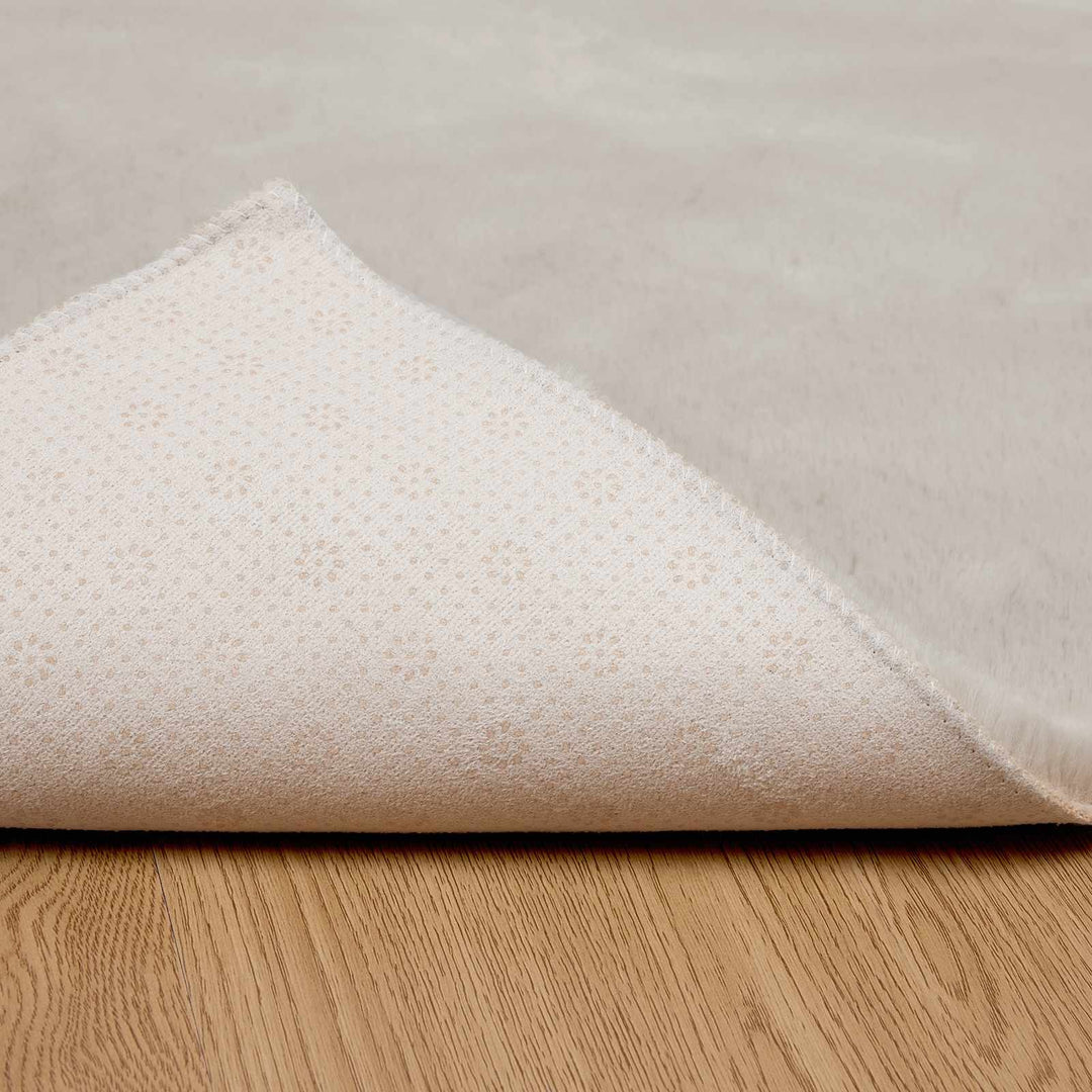 Skridsikker tæppe af kunstig kaninpels OLITE Beige 200 x 280 cm