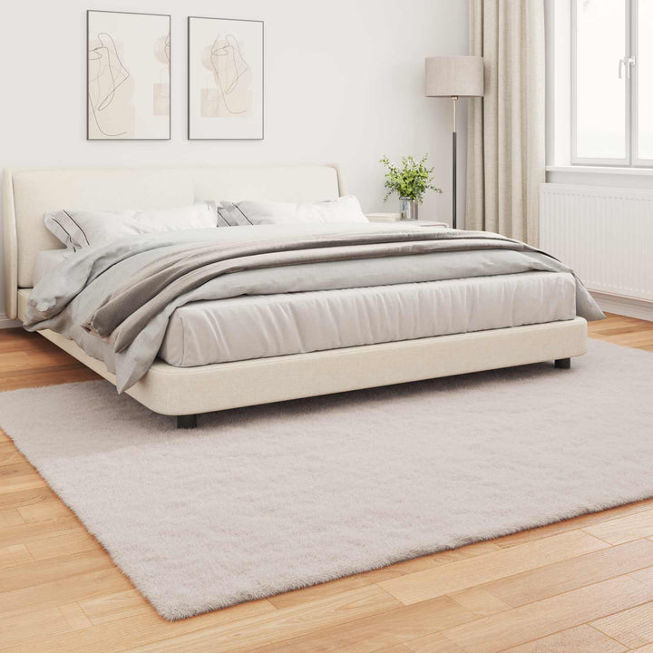 Skridsikker tæppe af kunstig kaninpels OLITE Beige 200 x 280 cm