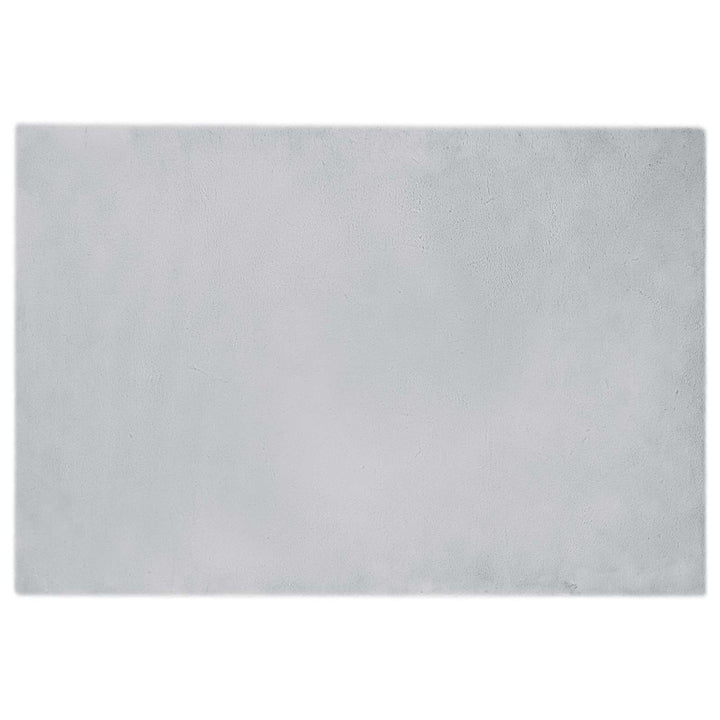 Skridsikker tæppe af kunstig kaninpels OLITE Grå 120 x 170 cm