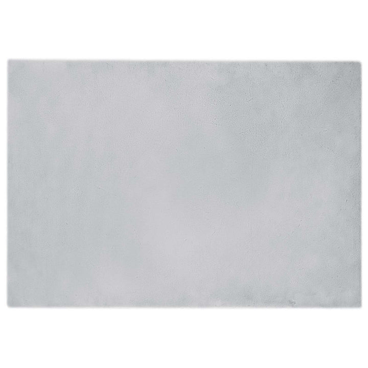 Skridsikker tæppe af kunstig kaninpels OLITE Grå 160 x 230 cm