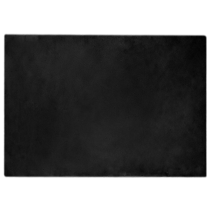 Skridsikker tæppe af kunstig kaninpels OLITE Sort 140 x 200 cm