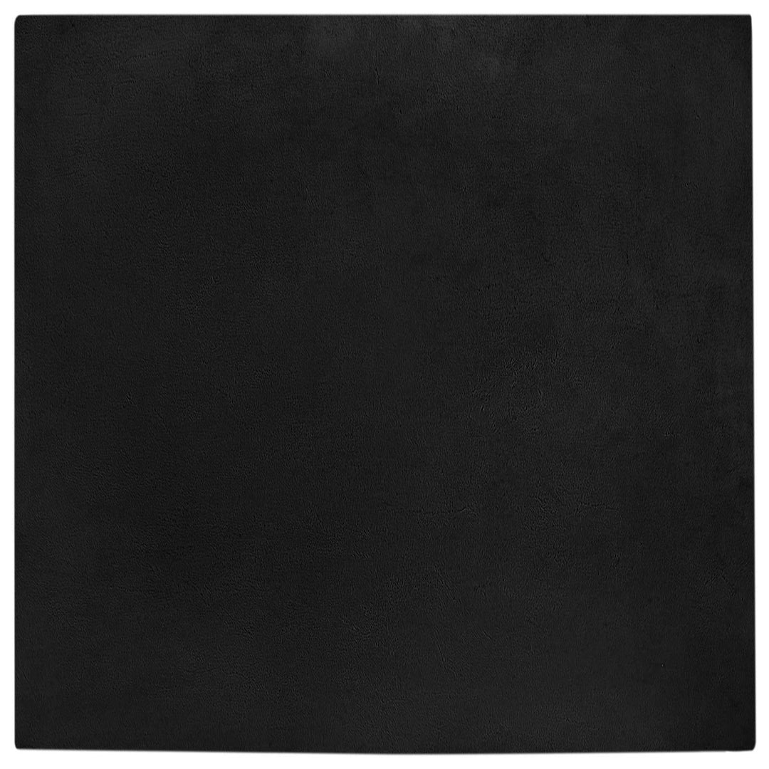Skridsikker tæppe af kunstig kaninpels OLITE Sort 240 x 240 cm