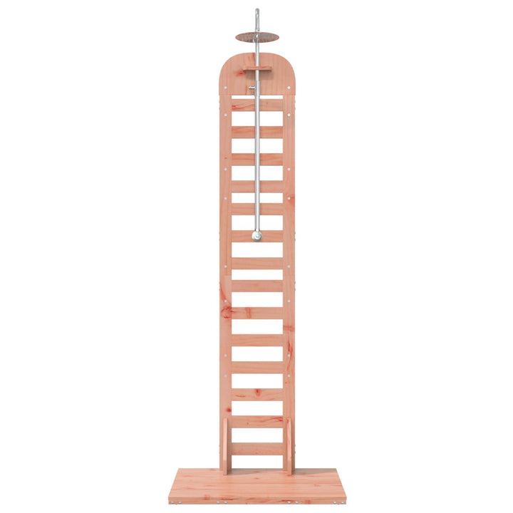 Udendørs bruser 223 cm Massiv Douglas træ og rustfrit stål