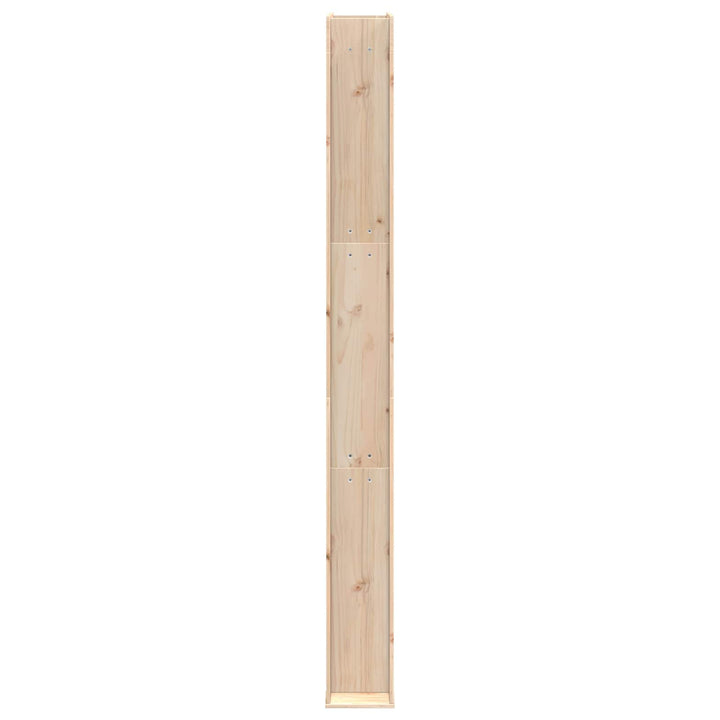 Udendørs bruser 226 cm Massivt fyrretræ og rustfrit stål