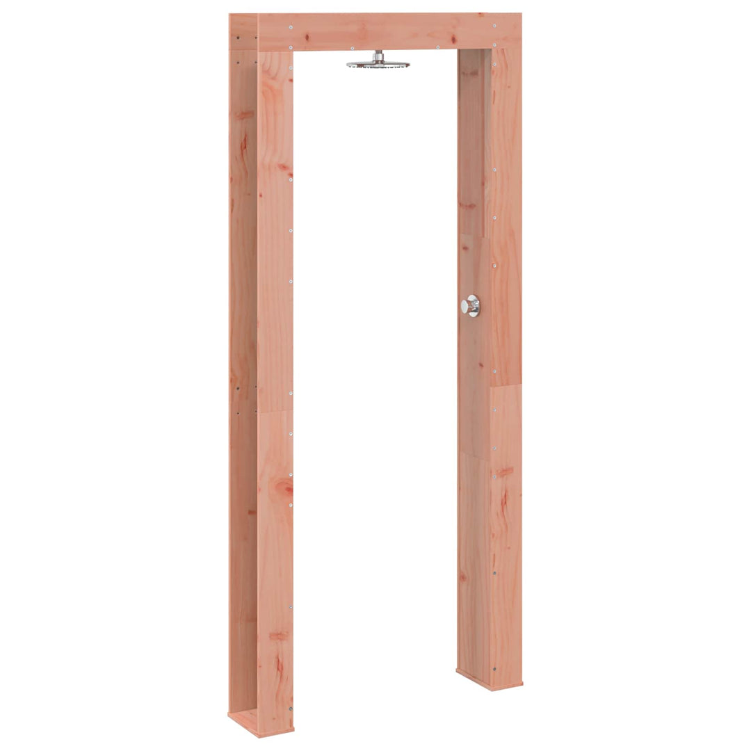 Udendørs bruser 226 cm Massiv Douglas træ og rustfrit stål