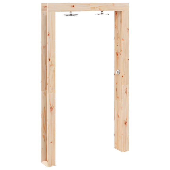 Udendørs bruser 226 cm Massivt fyrretræ og rustfrit stål