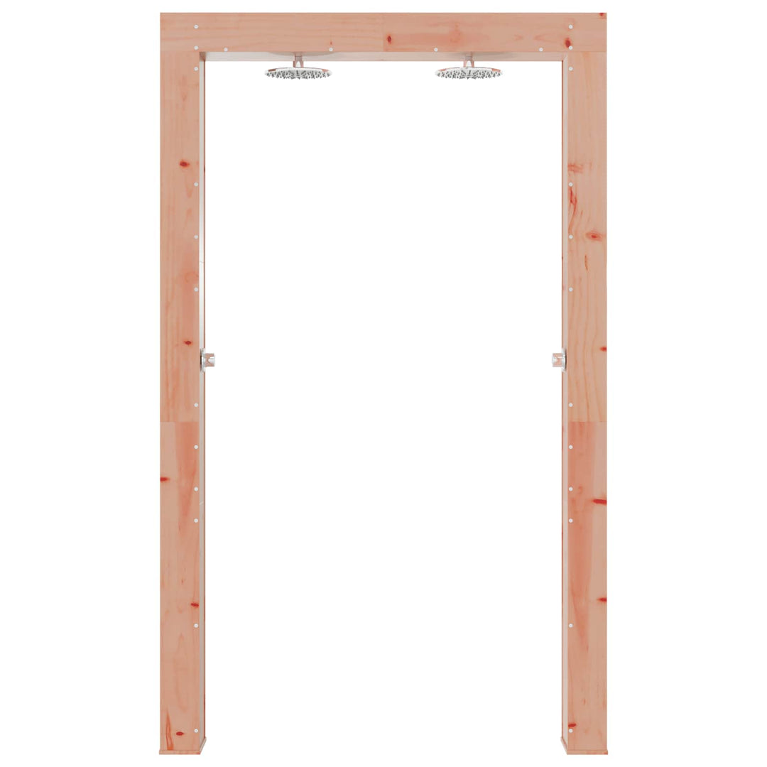 Udendørs bruser 226 cm Massiv Douglas træ og rustfrit stål