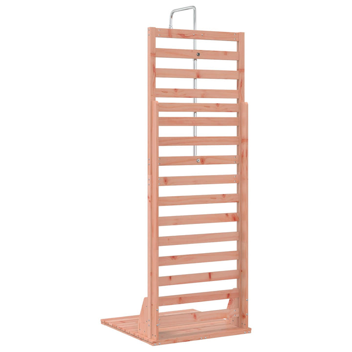 Udendørs bruser 225 cm Massiv Douglas træ og rustfrit stål