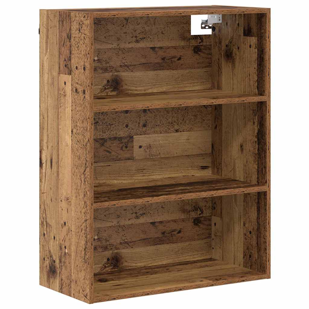 Highboard 2 pcs Gammelt træ Konstrueret træ