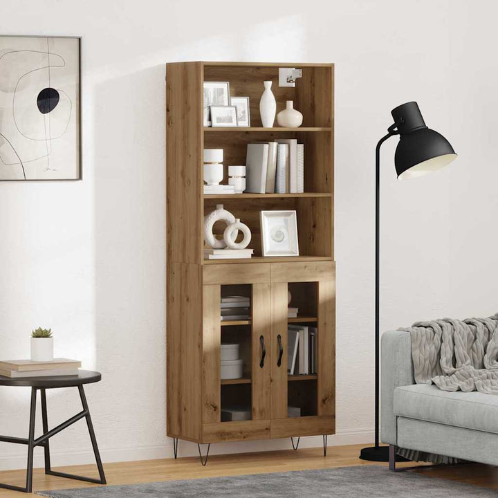 Highboard 2 pcs Artisan Egetræ 69,5 x 34 x 180 cm