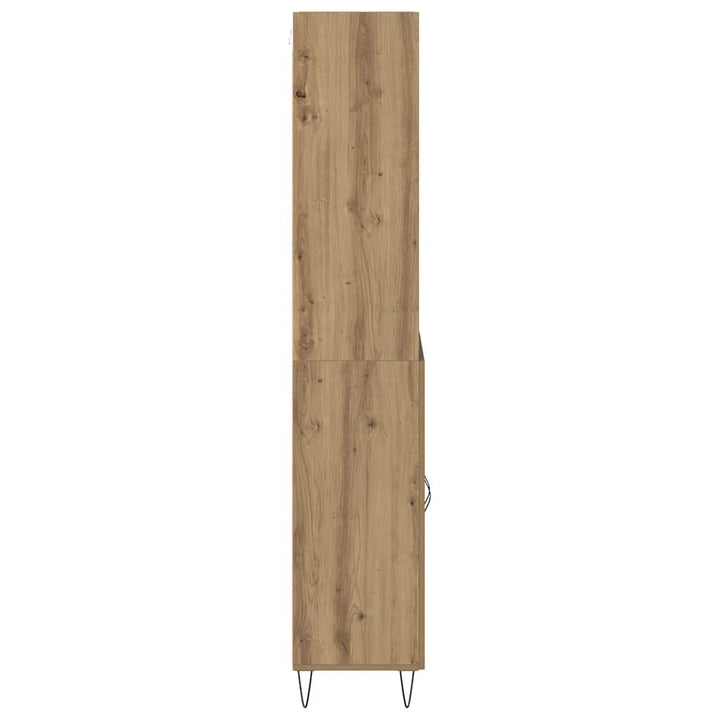 Highboard 2 pcs Artisan Egetræ Konstrueret træ