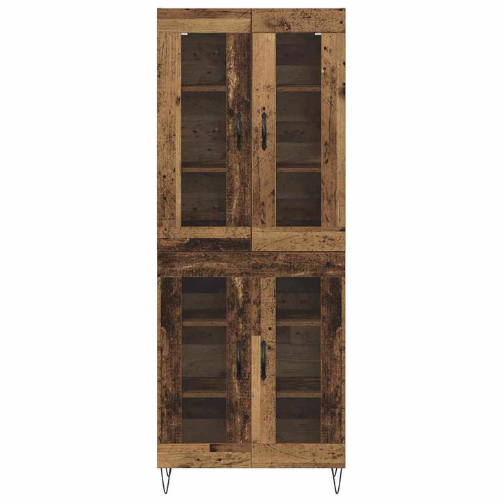 Highboard Gammelt træ 69,5 x 34 x 180 cm Konstrueret træ