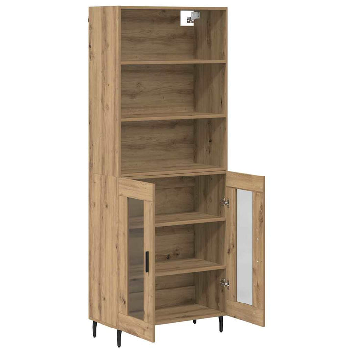 Highboard 2 stk. Artisan Egetræ 69,5 x 32,5 x 180 cm