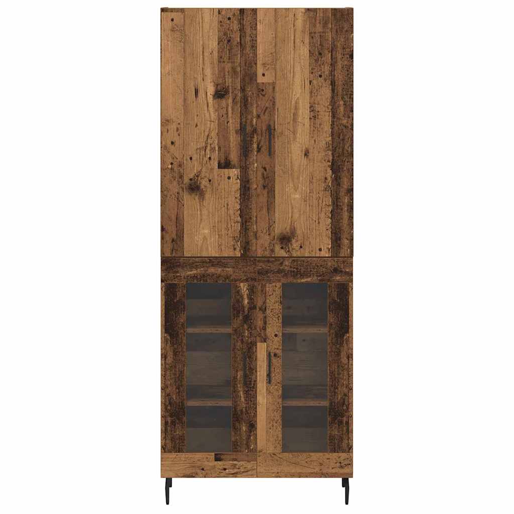 Highboard Gammelt træ 69,5 x 34 x 180 cm Konstrueret træ