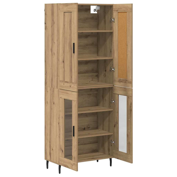 Highboard 2 pcs Artisan Egetræ 69,5 x 34 x 180 cm