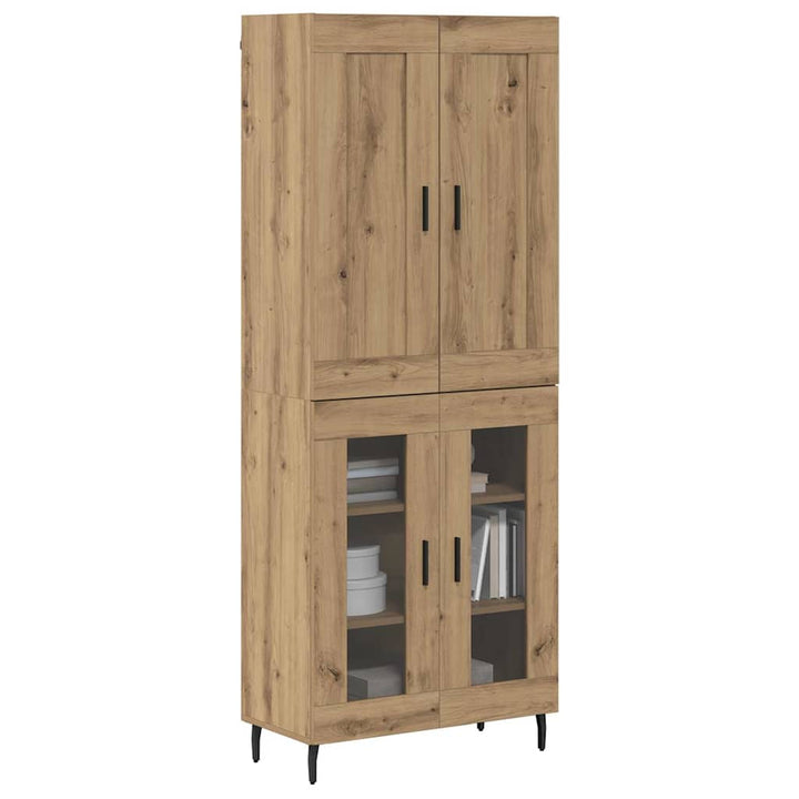 Highboard 2 pcs Artisan Egetræ 69,5 x 34 x 180 cm