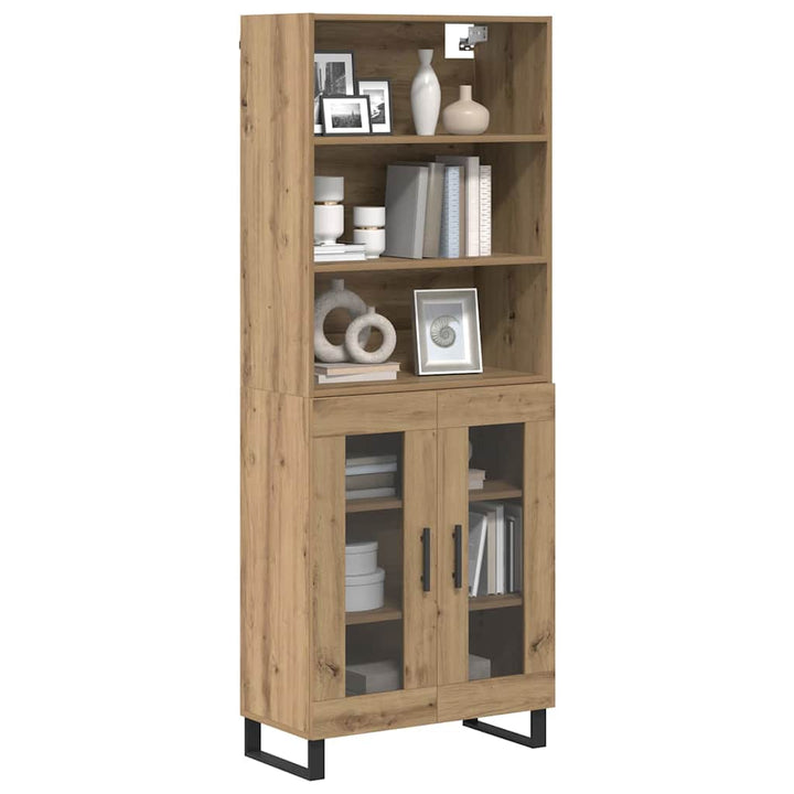 Highboard 2 stk. Artisan Egetræ 69,5 x 34 x 180 cm