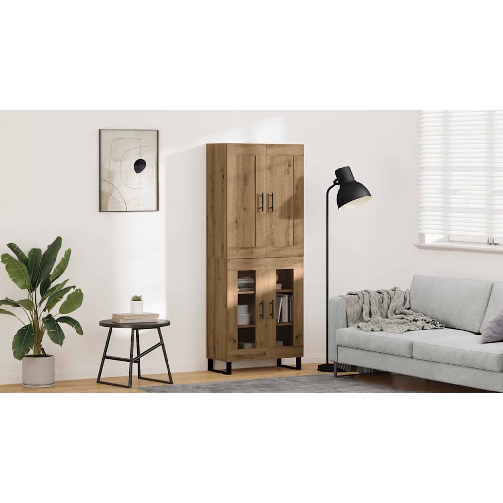 Highboard 2 pcs Artisan Egetræ 69,5 x 34 x 180 cm