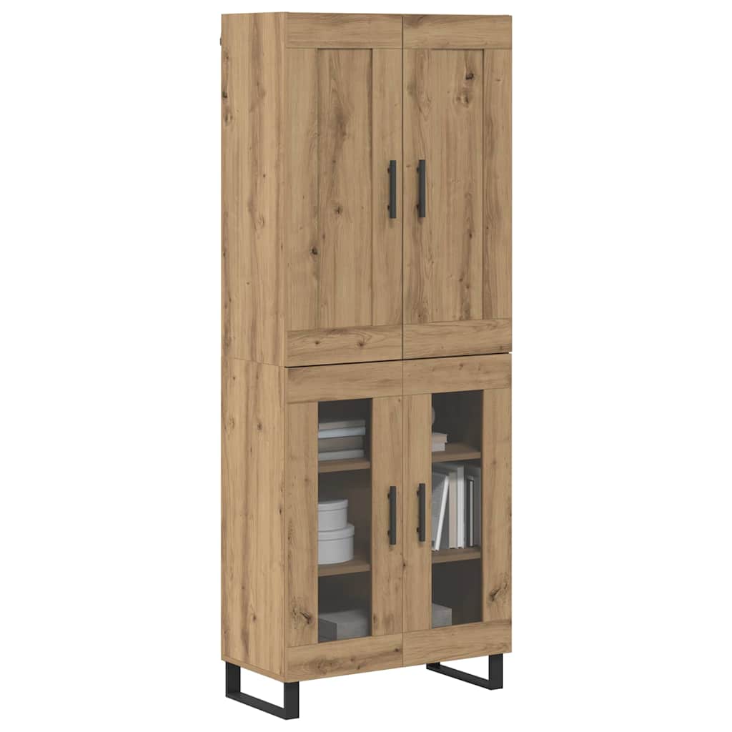 Highboard 2 pcs Artisan Egetræ 69,5 x 34 x 180 cm