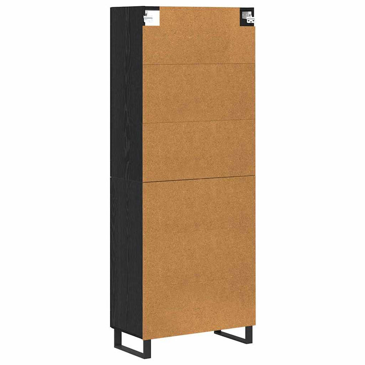 Highboard 2 stk. Sort eg 69,5 x 34 x 180 cm