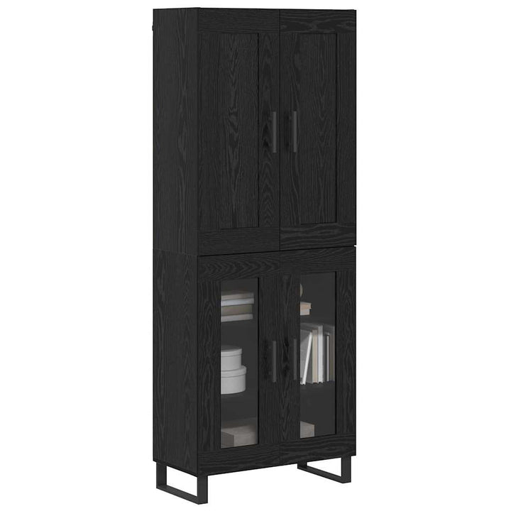 Highboard Sort eg 69,5 x 34 x 180 cm Konstrueret træ