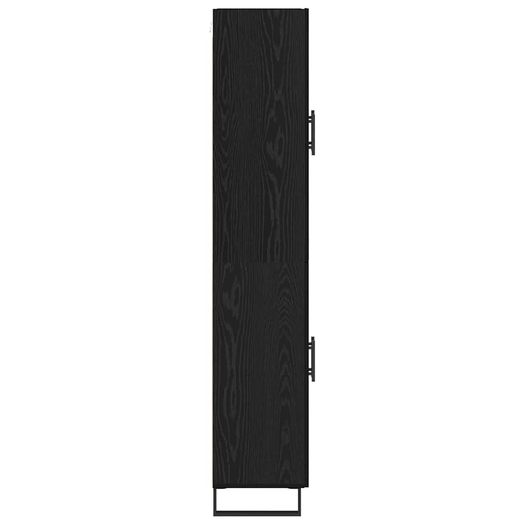 Highboard Sort eg 69,5 x 34 x 180 cm Konstrueret træ
