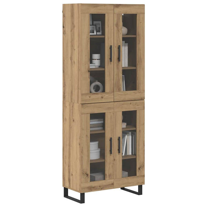 Highboard 2 stk. Artisan Egetræ 69,5 x 34 x 180 cm