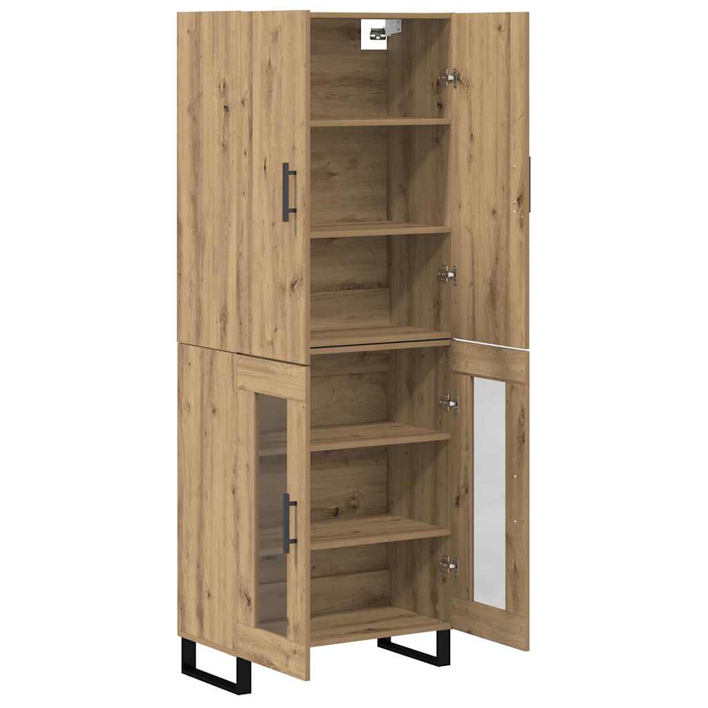 Highboard 2 pcs Artisan Egetræ 69,5 x 34 x 180 cm