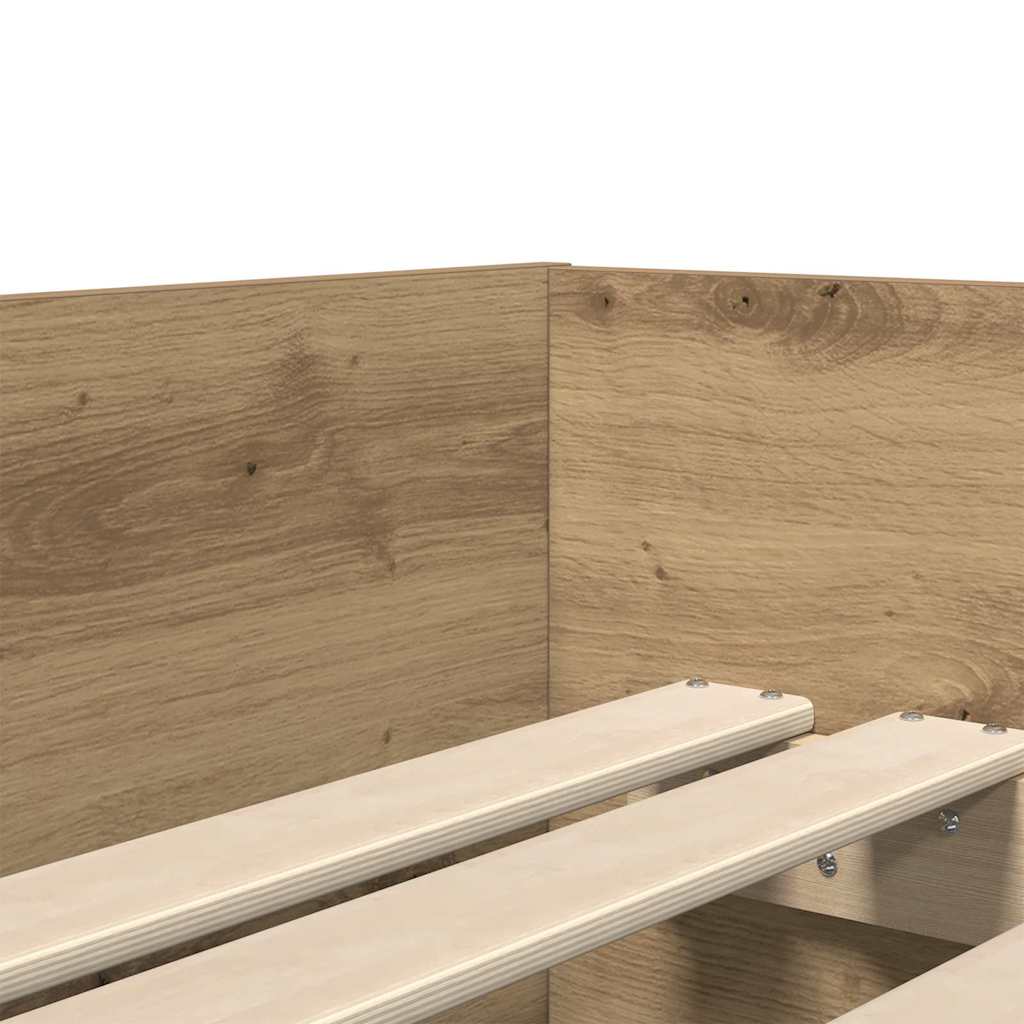 Sengestel Artisan Egetræ 100 x 200 cm Massiv fyrretræ
