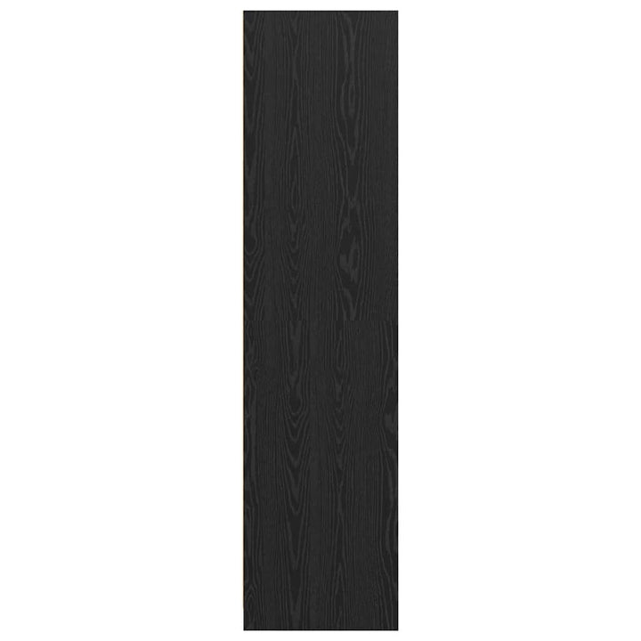 Garderobeskab Sort eg 30 x 50 x 200 cm Konstrueret træ