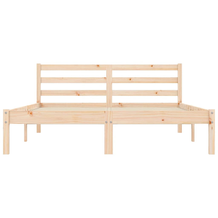 Sengestel Naturfarvet 208,5 x 157,5 x 69,5 cm Massivt fyrretræ