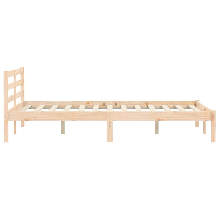 Sengestel Naturfarvet 208,5 x 157,5 x 69,5 cm Massivt fyrretræ