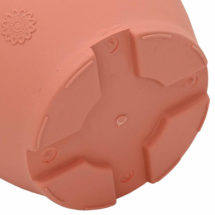 Rund Blomsterpotte 6 pcs Mursten Rød Ø 34 x 28 cm Plastik