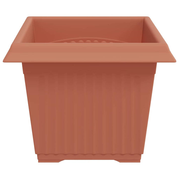 Firkantet Blomsterkrukke 24 pcs Mursten Rød 23 x 23 x 17,5 cm