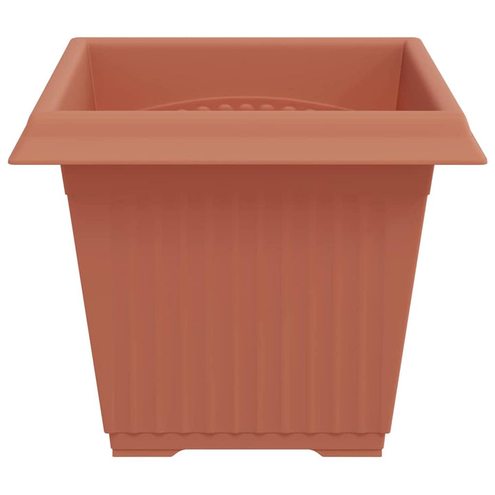 Firkantet Blomsterkrukke 24 pcs Mursten Rød 33 x 33 x 26 cm