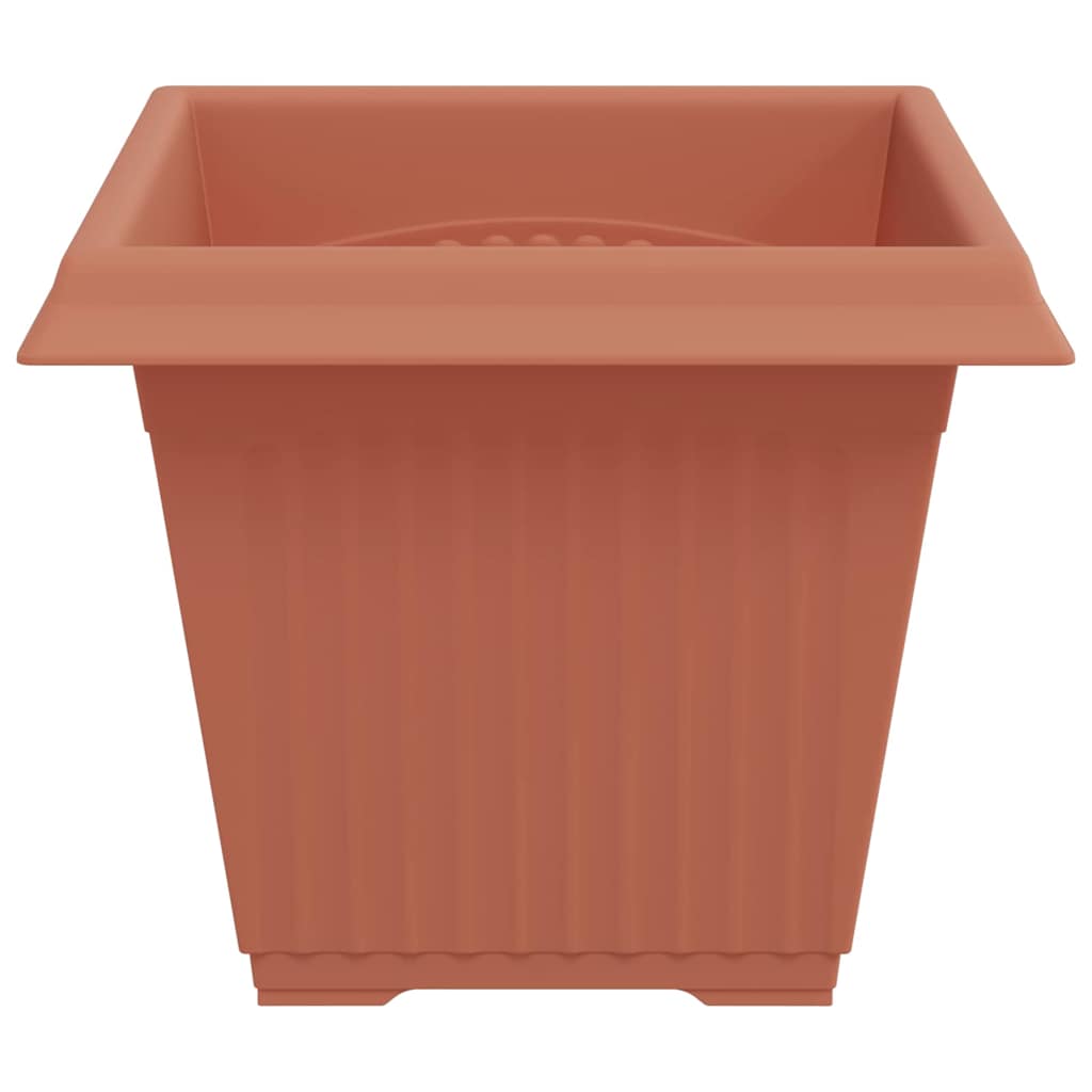 Firkantet Blomsterkrukke 24 pcs Mursten Rød 38 x 38 x 30 cm