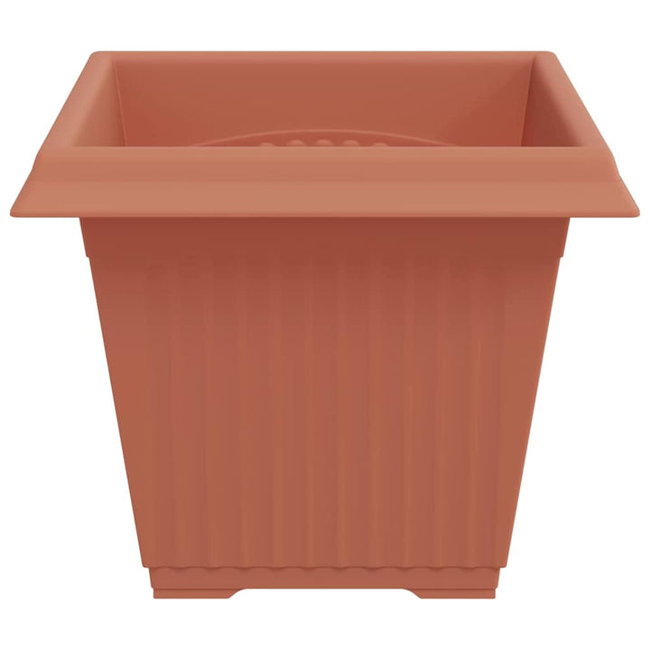 Firkantet Blomsterkrukke 24 pcs Mursten Rød 38 x 38 x 30 cm