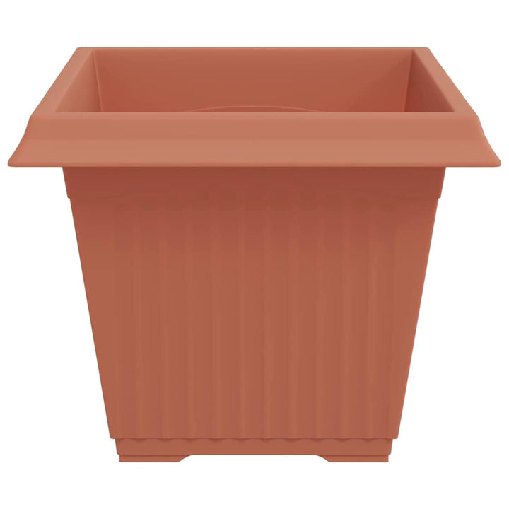 Firkantet Blomsterkrukke 24 pcs Mursten Rød 43 x 43 x 33,5 cm